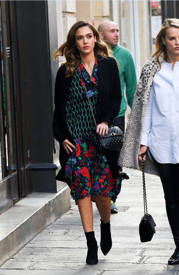 Jessica Alba kandis kleiti kollektsioonist KENZO x H&M